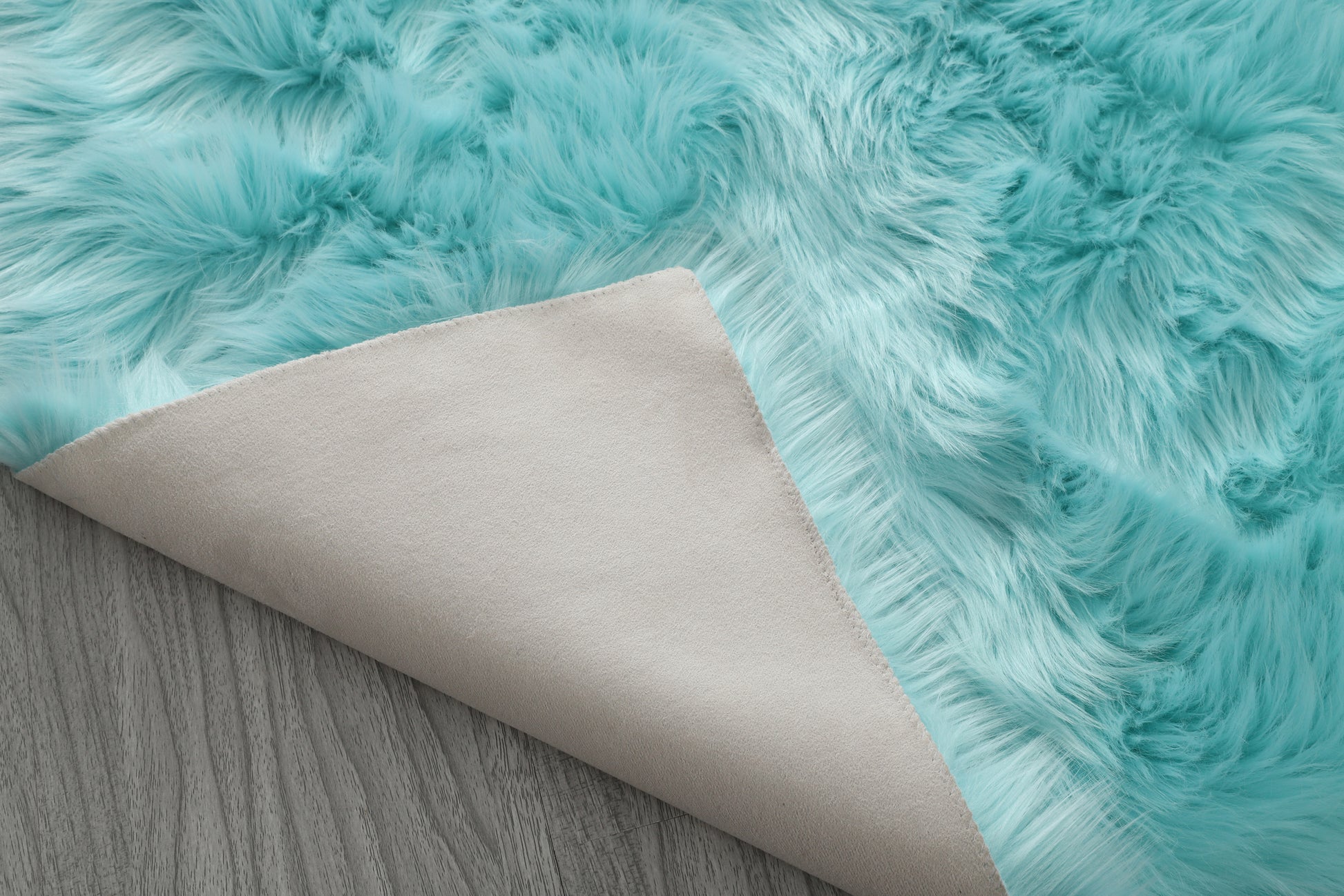 Luxurious Shaggy Turquoise Soft Area Rug for Living Room USA