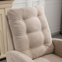 Luxurious Tufted Rocking Recliner with Footrest USA