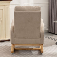 Luxurious Tufted Rocking Recliner with Footrest USA