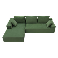 Luxury Modern Green Velvet Sectional Sofa USA