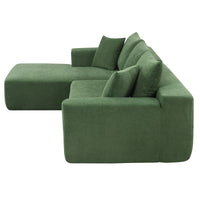 Luxury Modern Green Velvet Sectional Sofa USA