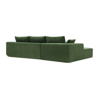 Luxury Modern Green Velvet Sectional Sofa USA