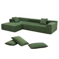 Luxury Modern Green Velvet Sectional Sofa USA