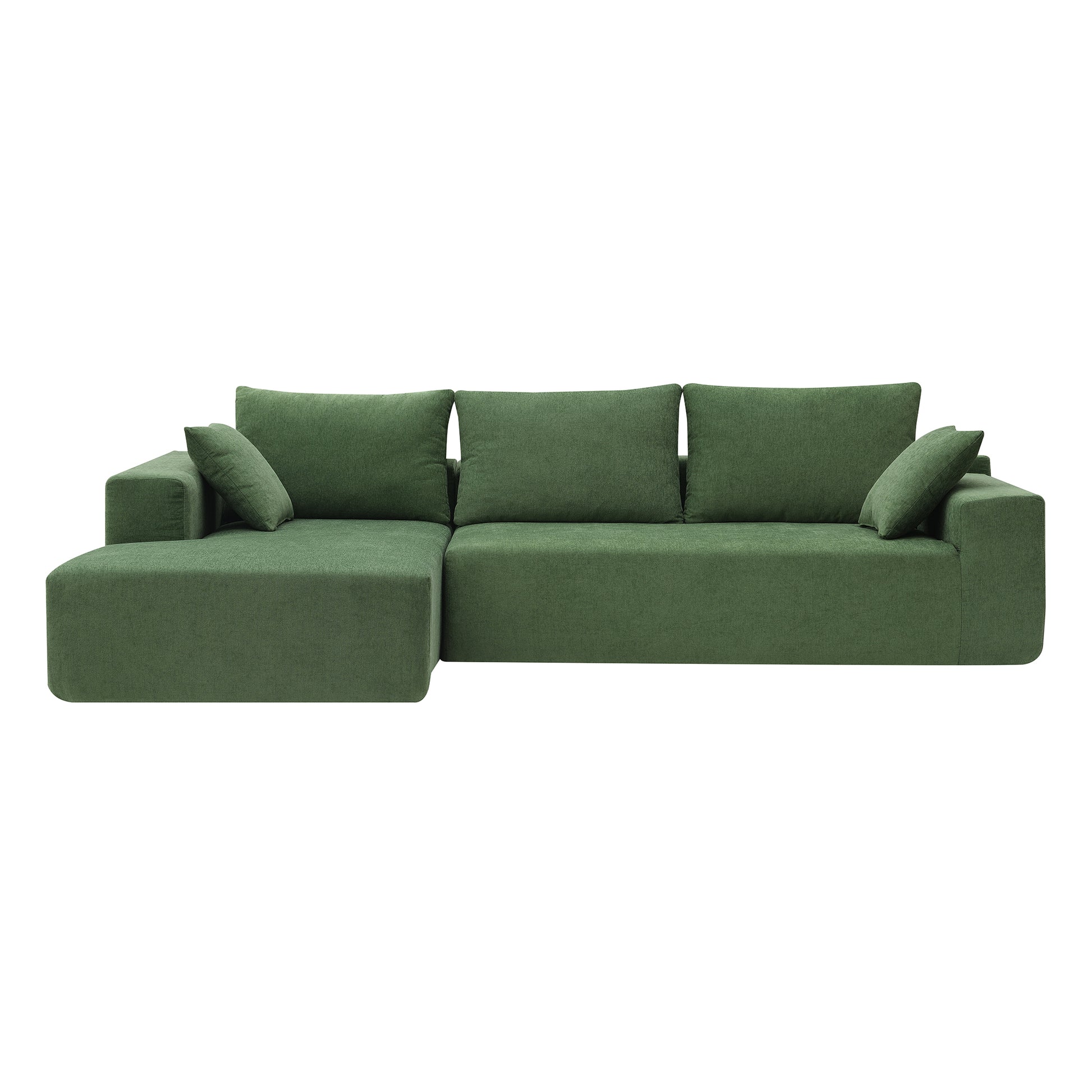 Luxury Modern Green Velvet Sectional Sofa USA