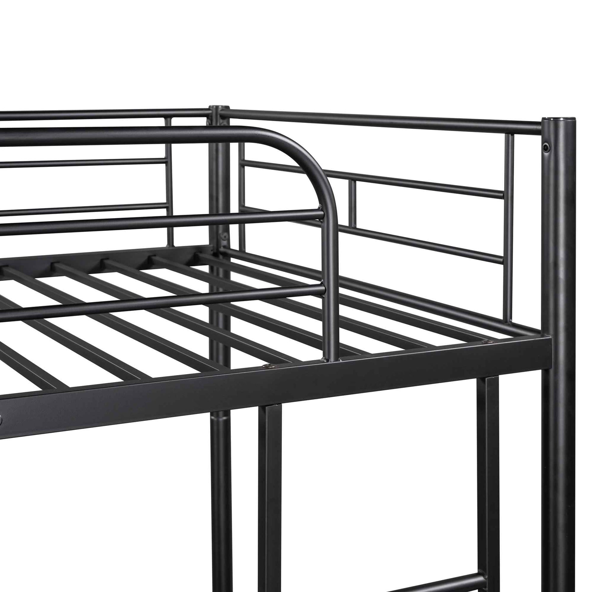 Metal Twin Over Twin Bunk Bed with Sturdy Frame- USA