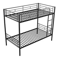 Metal Twin Over Twin Bunk Bed with Sturdy Frame- USA