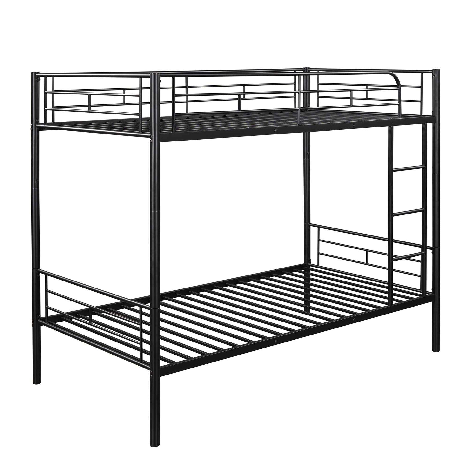 Metal Twin Over Twin Bunk Bed with Sturdy Frame- USA