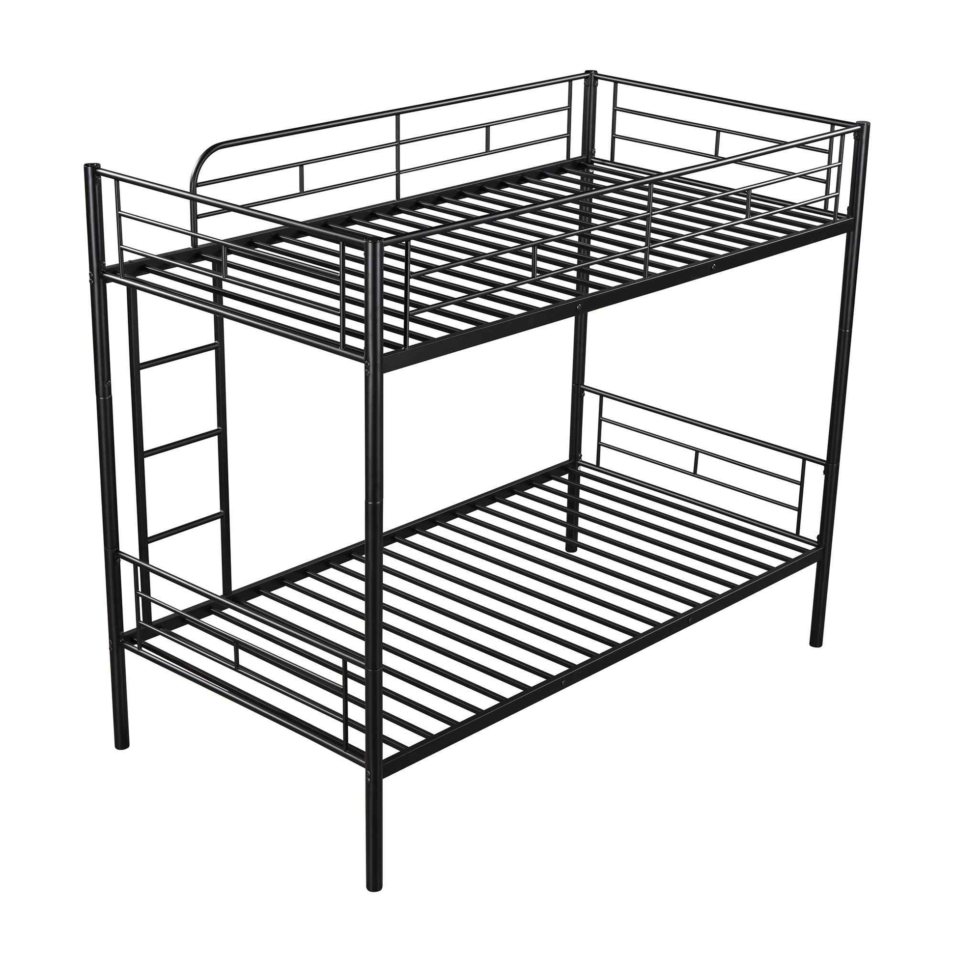 Metal Twin Over Twin Bunk Bed with Sturdy Frame- USA