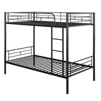 Metal Twin Over Twin Bunk Bed with Sturdy Frame- USA