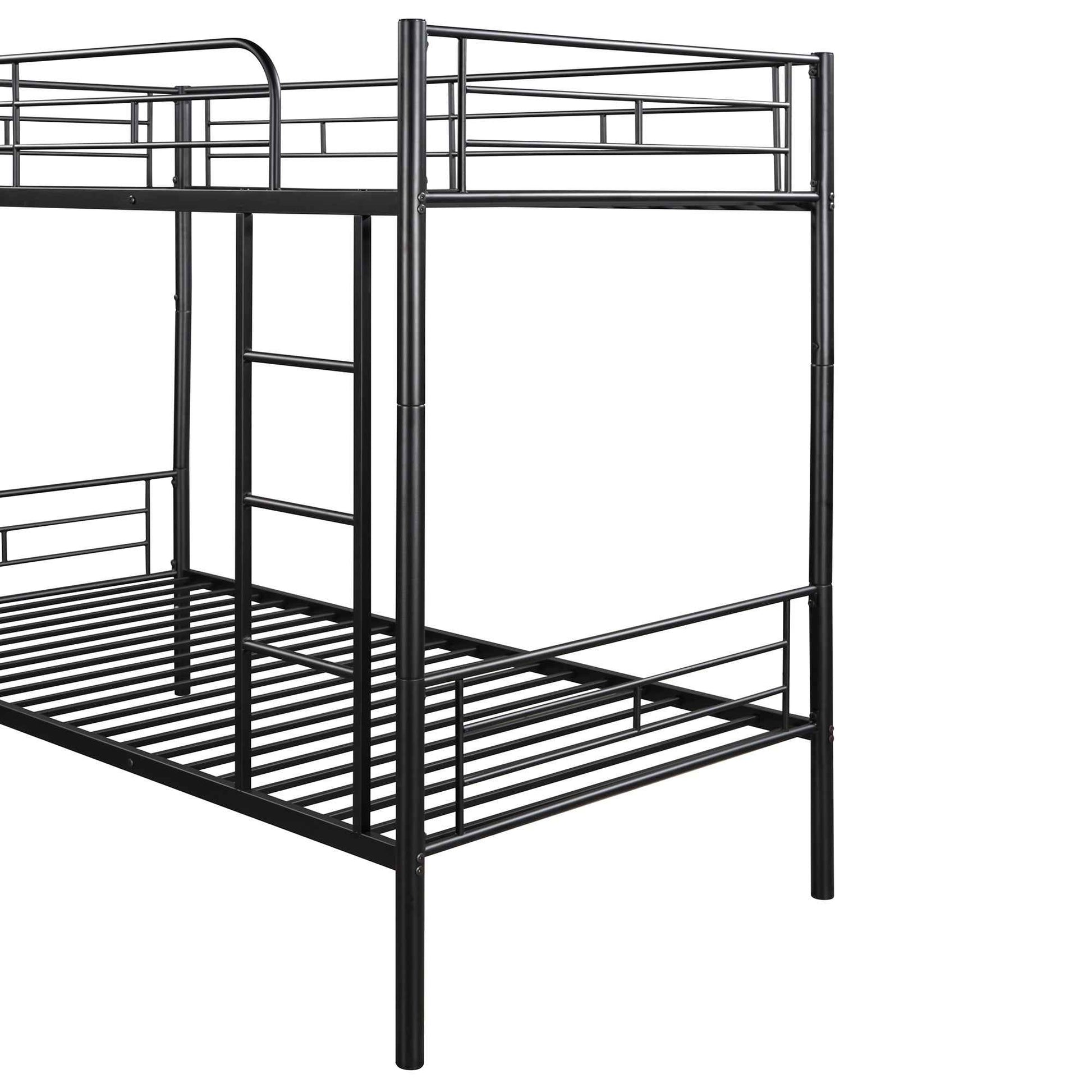 Metal Twin Over Twin Bunk Bed with Sturdy Frame- USA