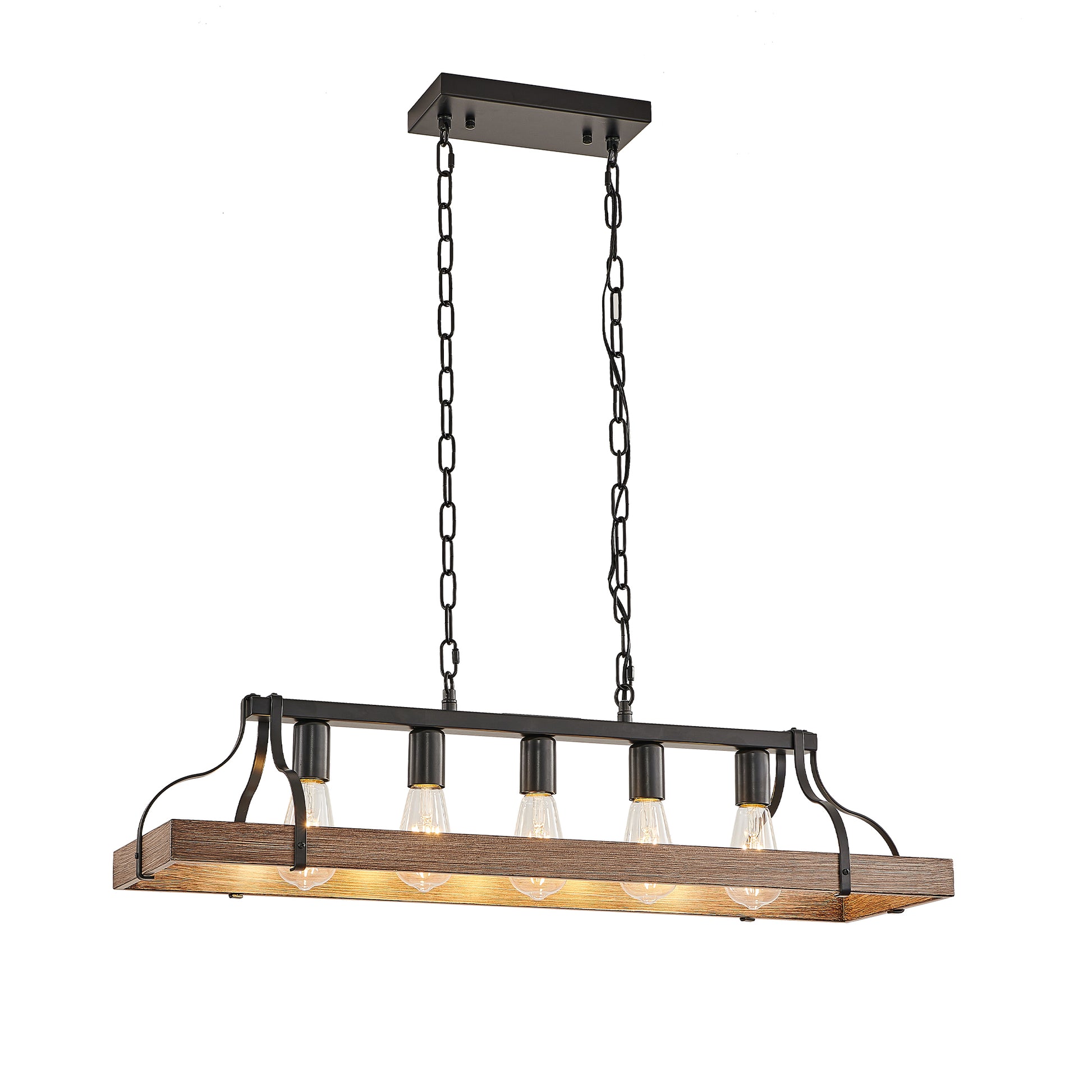 Modern Farmhouse 5-Light Adjustable Pendant Light USA