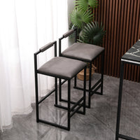 Modern Set of 3 Counter Height Bar Stools with Backrest USA