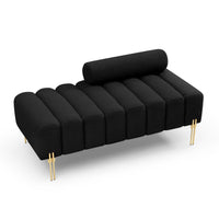 Modern Tufted Velvet Chesterfield Sectional Sofa with Chaise USA