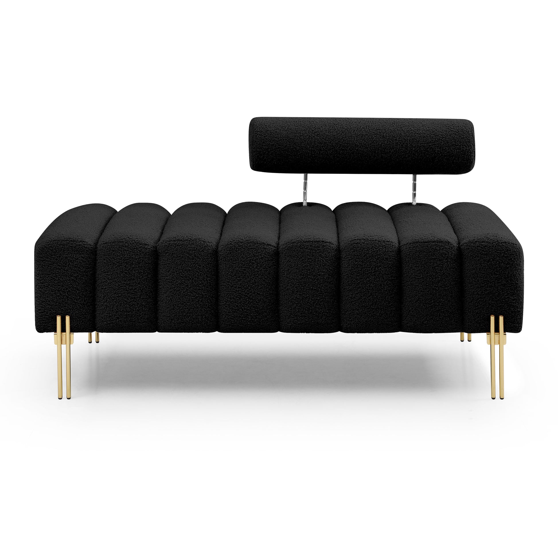 Modern Tufted Velvet Chesterfield Sectional Sofa with Chaise USA