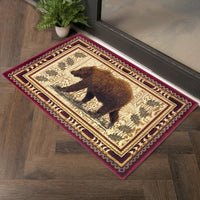 Natures Nest GC_CBL3007 Multi 5 ft. 3 in. x 7 ft. 3 in. Lodge Area Rug USA