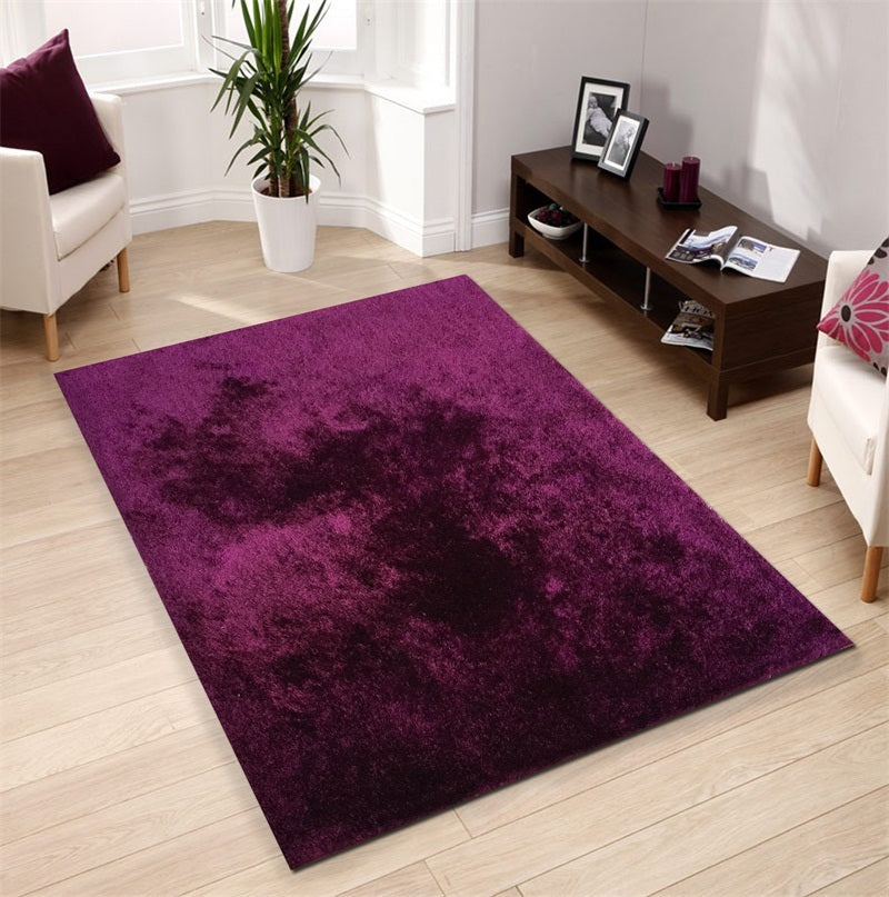 Plush Shag Purple Area Rug USA