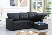 Plush Velvet Sectional Sofa with Chaise Lounge USA