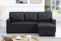 Plush Velvet Sectional Sofa with Chaise Lounge USA