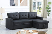 Plush Velvet Sectional Sofa with Chaise Lounge USA