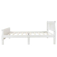 Queen size Upholstered Platform bed with a Hydraulic Storage System - Beige- USA