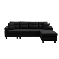 Right Sectional Sofa with Convertible Chaise Longue and Storage USA