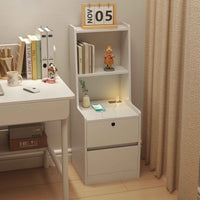 Sophisticated Bedside Storage Cabinet with Charging Station