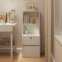 Sophisticated Bedside Storage Cabinet with Charging Station