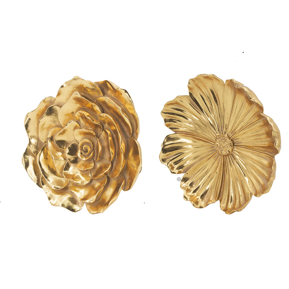 Stunning Gold Floral Wall Decor Set USA