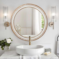 Stunning Oval Wall Mirror with Brushed Nickel Accents USA