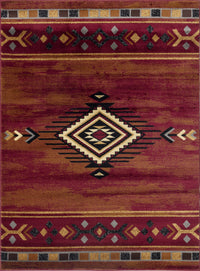 Stunning Southwest Style Area Rug - 53 x 73 USA