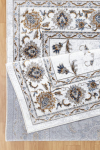 Stunning Transitional Polyester Blue Area Rug USA