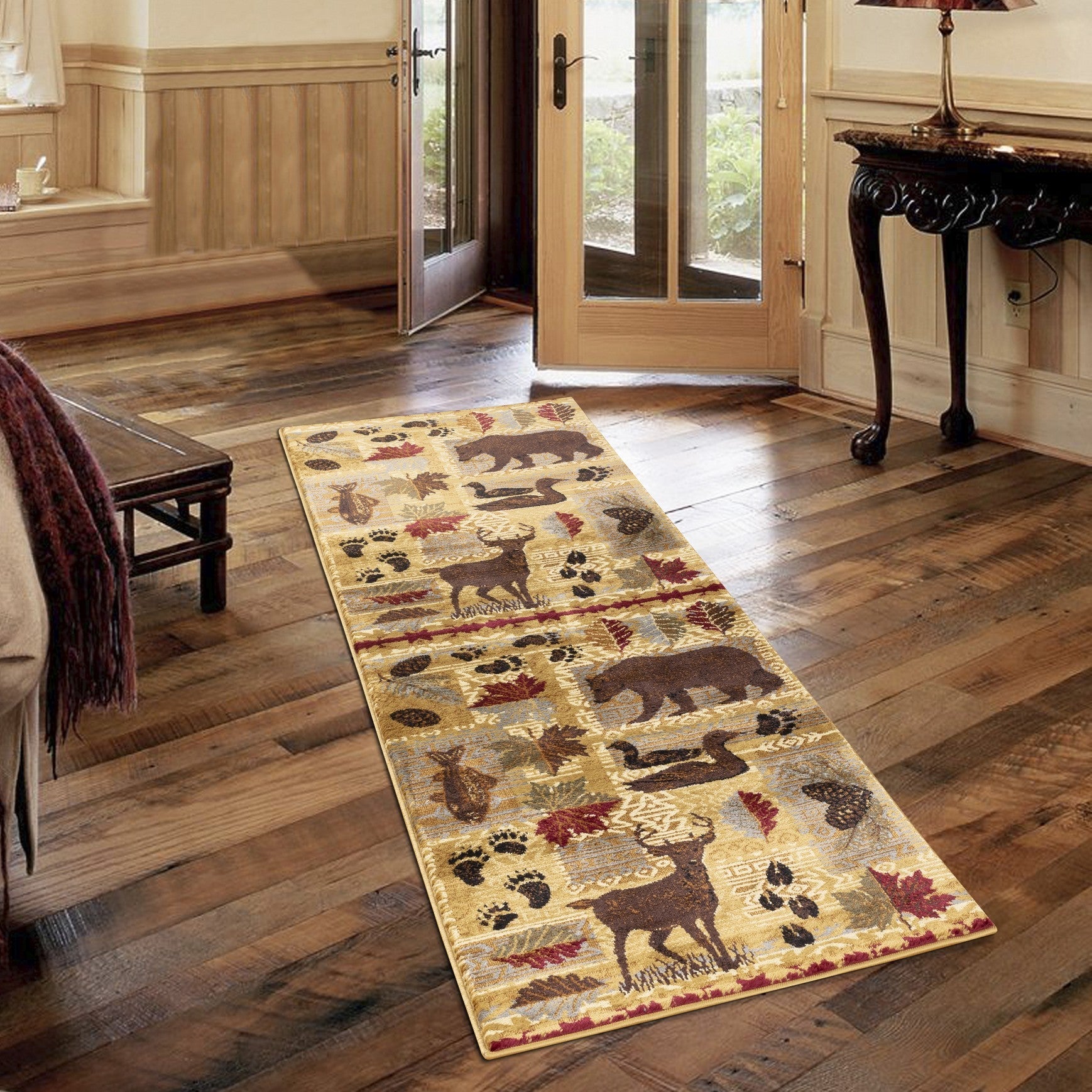 Stylish 2x3 Lodge Area Rug by Furnistra USA