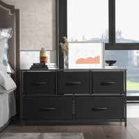 Stylish 6-Drawer Dresser with TV Stand - Modern Bedroom Storage Solution USA