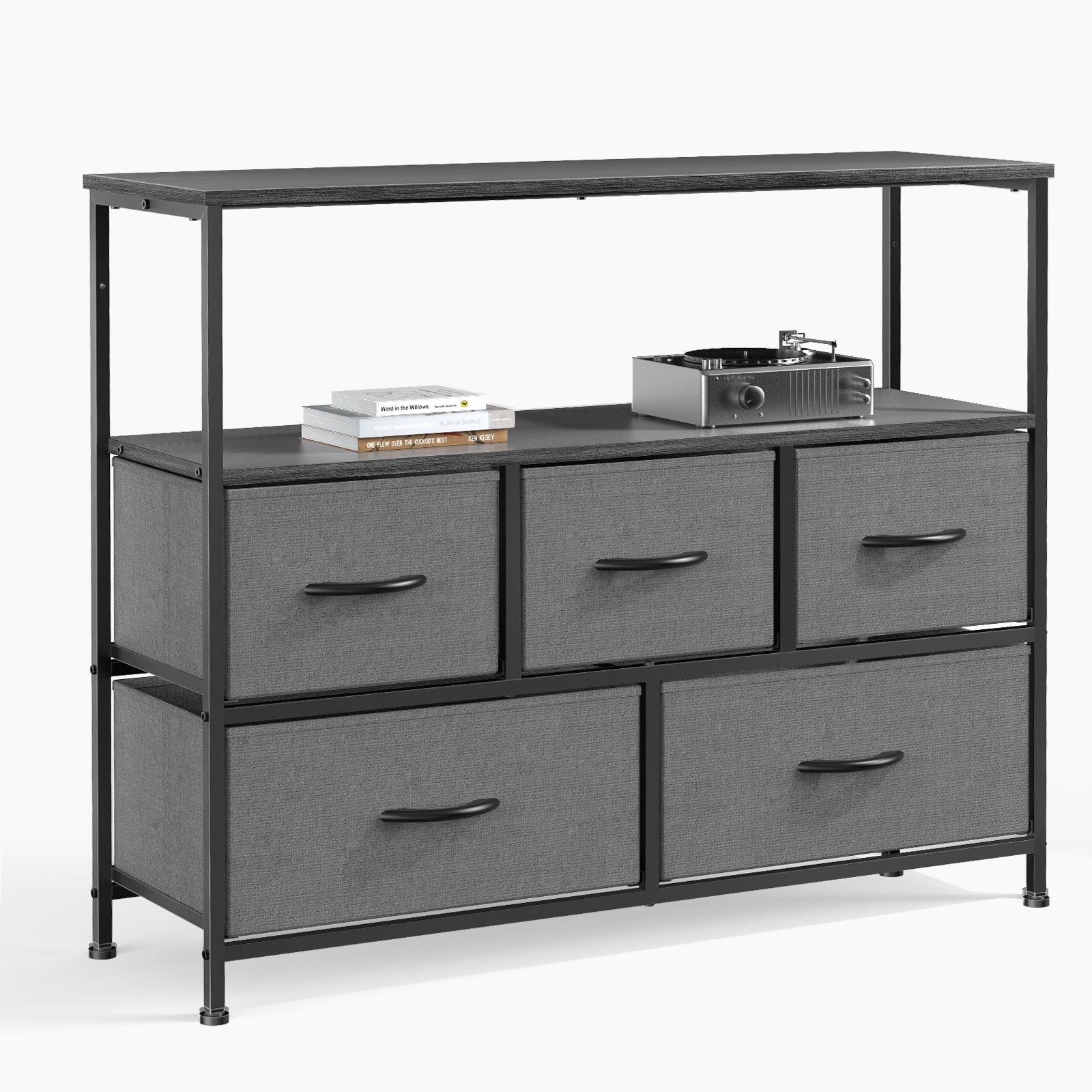 Stylish 9-Drawer Storage Dresser with Adjustable Shelves USA