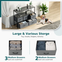 Stylish 9-Drawer Storage Dresser with Adjustable Shelves USA