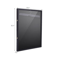 Stylish Black Wall Decor Frame for Sports Jerseys and Uniforms USA