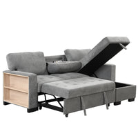 Stylish Convertible Sectional Sofa with Storage and USB Ports USA