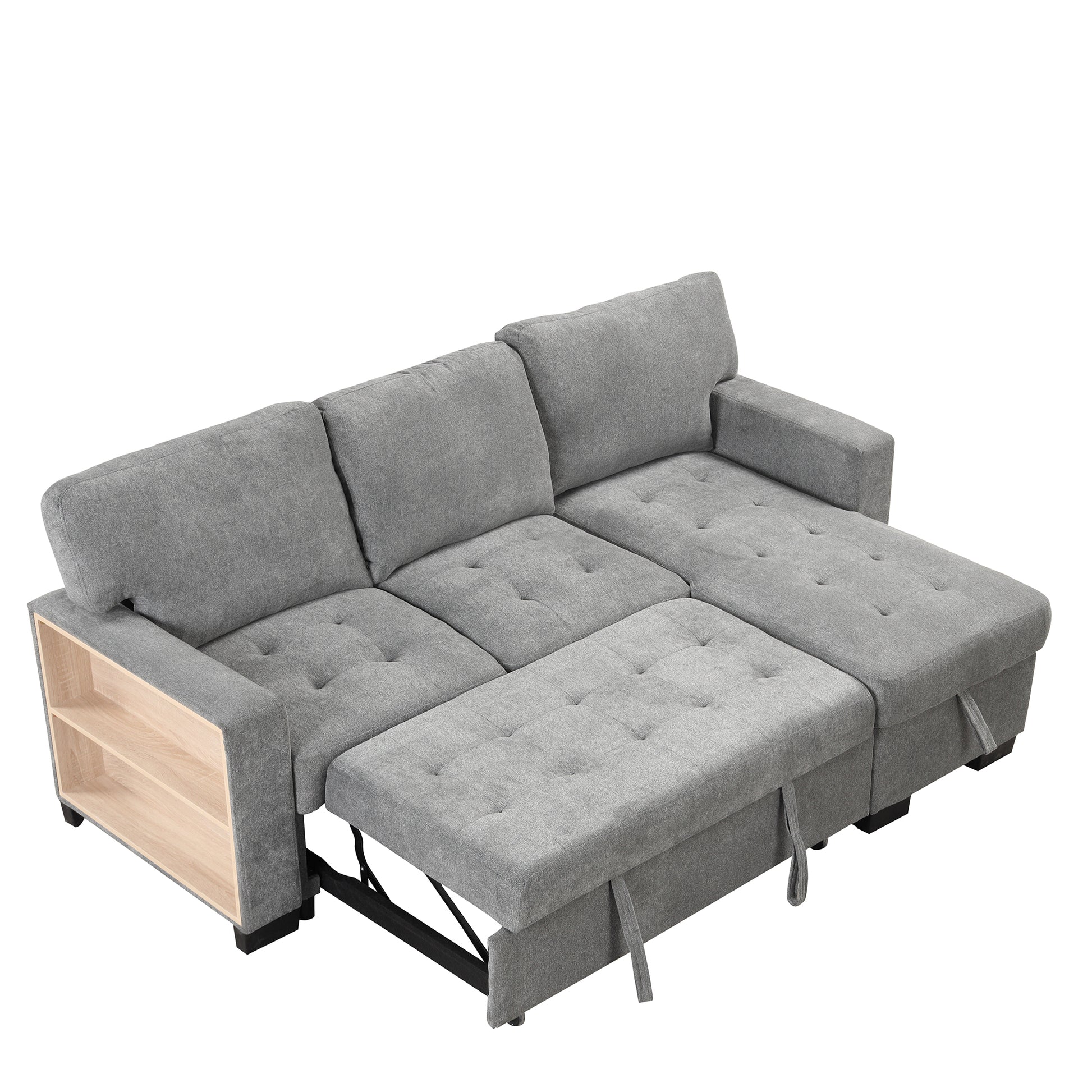 Stylish Convertible Sectional Sofa with Storage and USB Ports USA