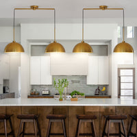 Stylish Modern Brass Pendant Lighting for Chic Kitchen USA