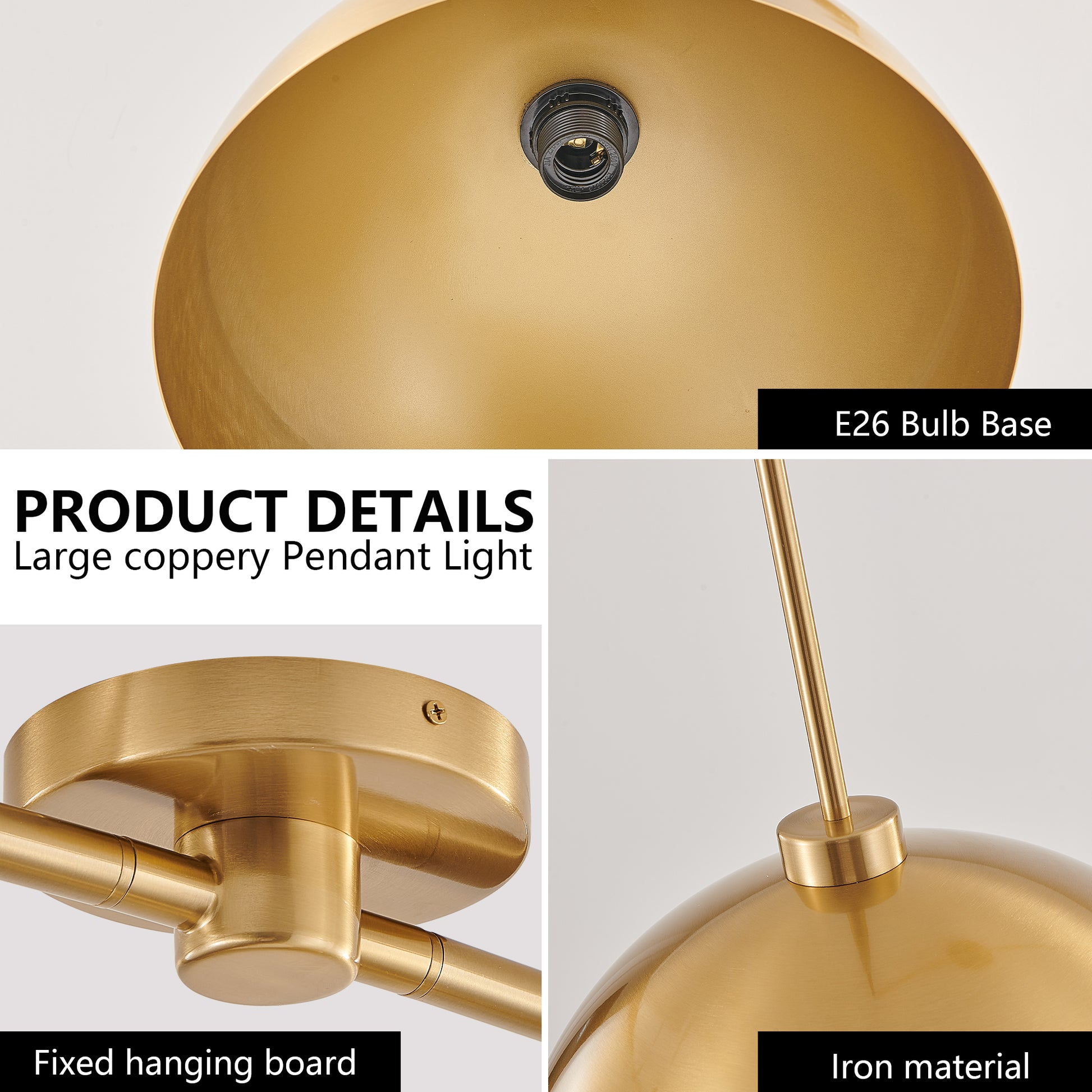 Stylish Modern Brass Pendant Lighting for Chic Kitchen USA