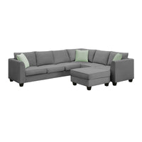 Stylish Modern Living Room Set with Sectional Sofa USA