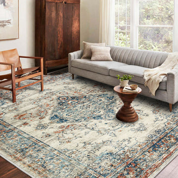 Timeless Heirloom Area Rug with Vintage Persian Pattern USA