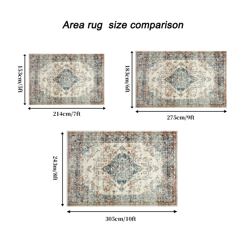 Timeless Heirloom Area Rug with Vintage Persian Pattern USA