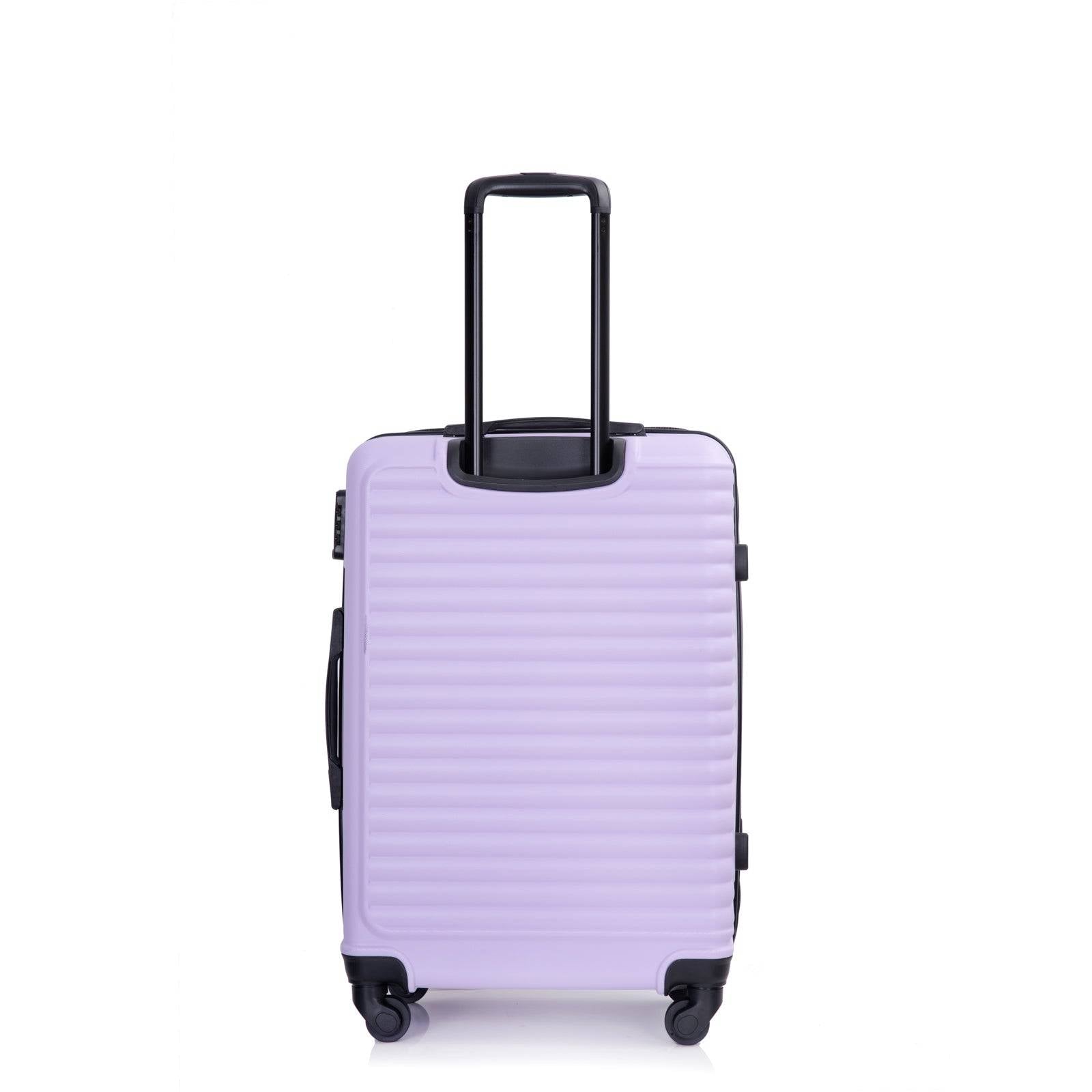 Trendy Lightweight 3-Piece Lavender Luggage Set with Spinner Wheels USA