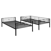 Metal Twin Over Twin Bunk Bed with Sturdy Frame- USA