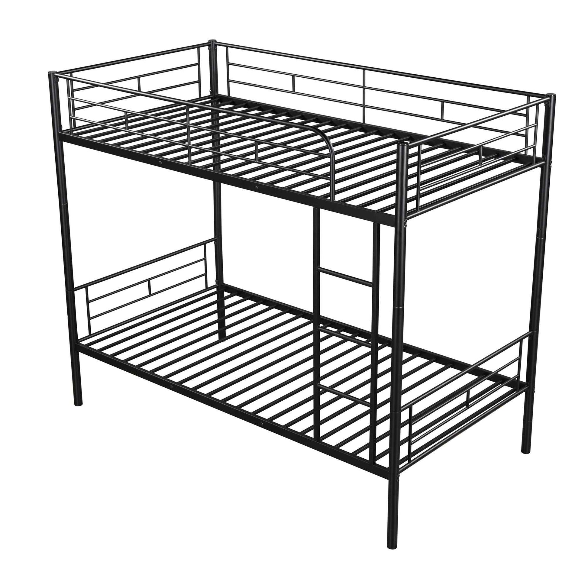 Metal Twin Over Twin Bunk Bed with Sturdy Frame- USA