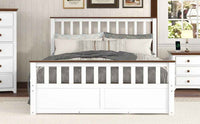 Classic Wood Twin Size Daybed with Trundle, White