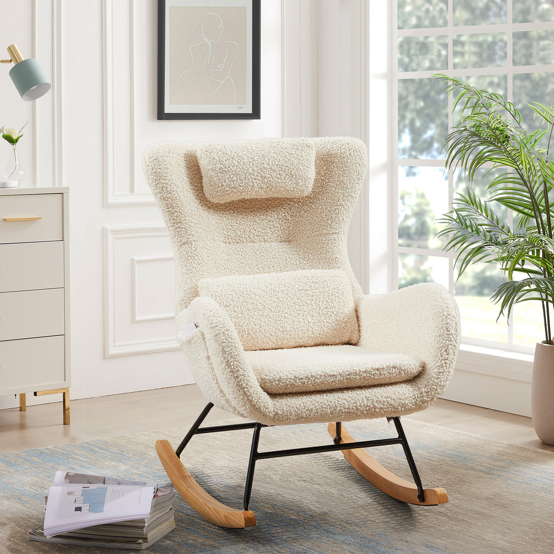 Elegant Rocking Chair with Plush Cushion
Furnistra Rocking Chair, Modern Nursery Seating
Luxurious Furnistra Rocking Chair, Cozy Nursery Accent
Furnistra Upholstered Rocking Chair, Relaxing Nursery Furnishing