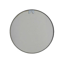 24'  Large Round Black Circular Mirror