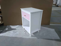 Elegant Nursery Nightstand with Drawer and Shelf for Infants and Toddlers